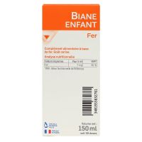 Biane Fer sirop enfant cerise 150ml