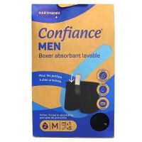 Confiance Men Boxer absorbant lavable 2 gouttes taille M