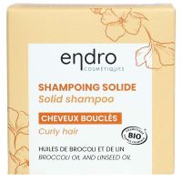 Shampoing solide Cheveux bouclés huile brocoli et lin 85ml