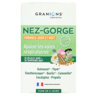 Nez Gorge formule jour et nuit 10 gélules + 10 comprimés