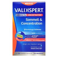 Sommeil et concentration melatonine 1,9mg ginkgo zinc melisse passiflore 24 comprimés