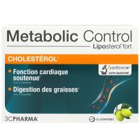 Metabolic Control Liposterol fort 30 comprimés