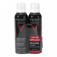 Mousse rasage anti-irritations Homme 2x200ml