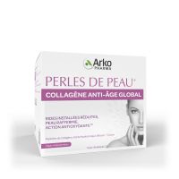 Perles de peau anti-âge global rides installées collagène 60 sticks