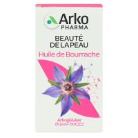 Arkogélules huile bourrache bio beauté de la peau 60 capsules