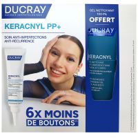 Keracnyl PP+ creme anti-imperfections 30ml + gel moussant offert