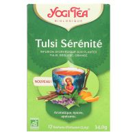 Tulsi réglisse orange sérénité bio infusion ayurvedique 17 sachets