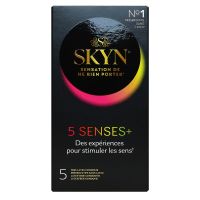 Feel Everything 5 sens 5 préservatifs sans latex