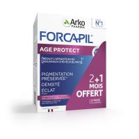 Forcapil Age Protect cheveux blancs et ternes 90 comprimés
