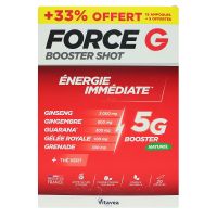 Force G Booster Shot énergie immédiate 5G 20 ampoules
