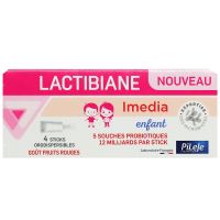 Lactibiane Imedia enfants fruits rouges 4 sticks orodispersibles