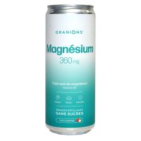 Boisson pétillante magnésium 360mg stress fatigue immunité pomme 330ml