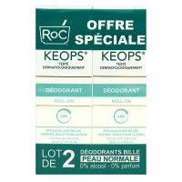 Keops déodorant à bille 48h 2x30ml