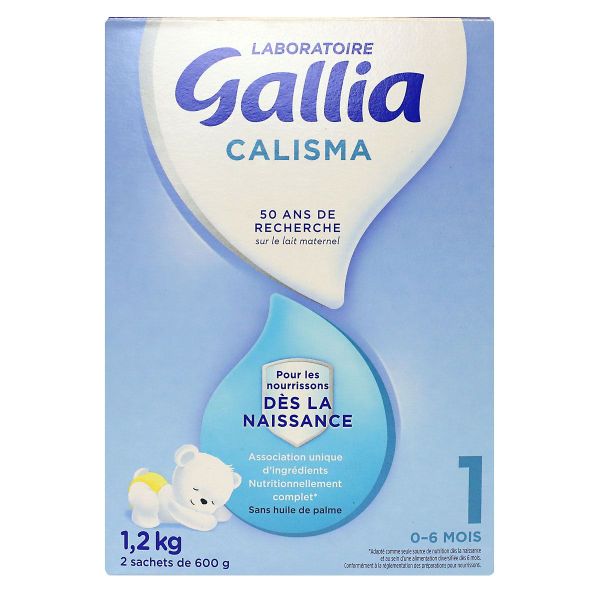 Calisma 1 lait 0-6 mois 2x600g