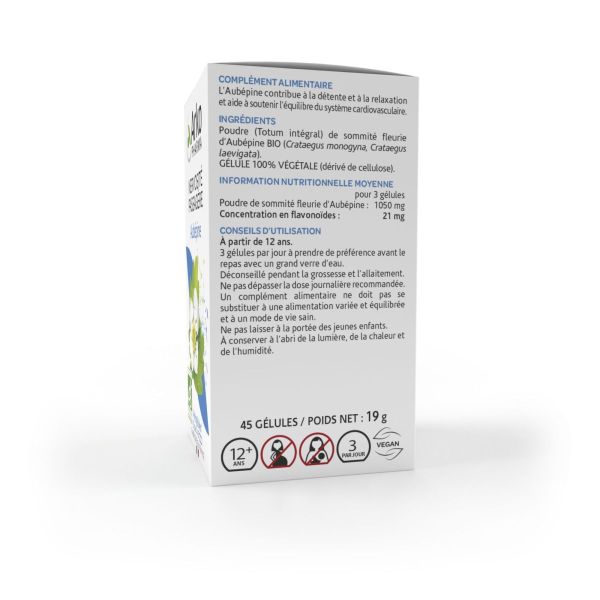 Arkogélules aubépine bio nervosité passagère 45 gélules