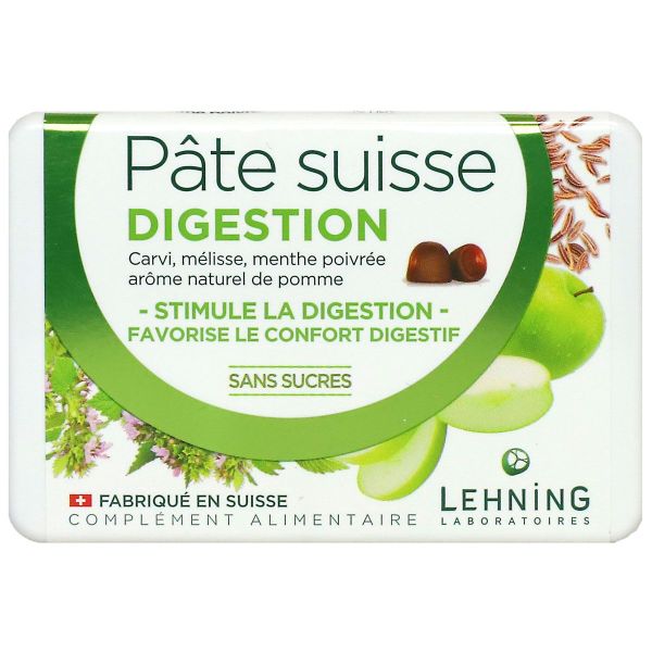 Pâte Suisse Digestion sans sucres 40 bonbons