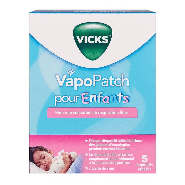 Vapopatch enfants 5 dispositifs adhésifs