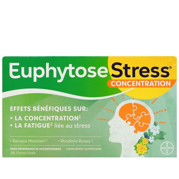 Euphytose Zen résistance au stress 30 comprimés