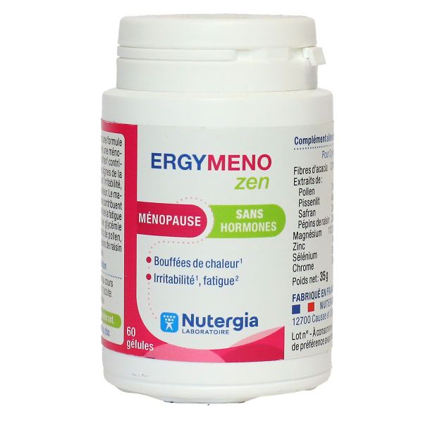 Ergymeno Zen ménopause sans hormones 60 gélules
