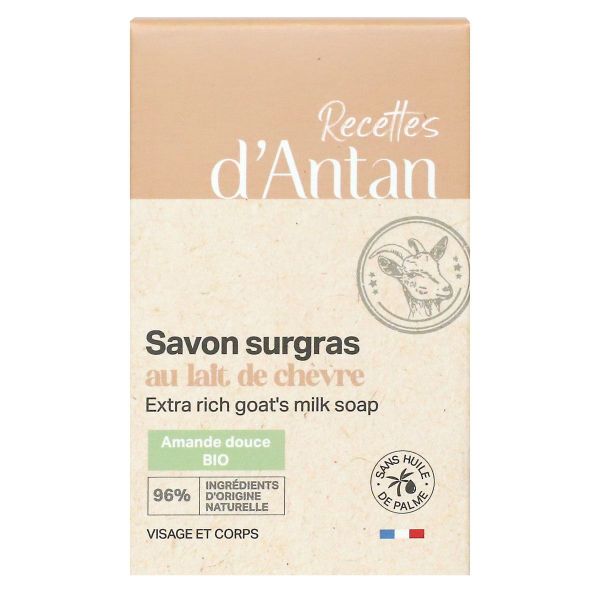 Savon surgras lait de chèvre 100g