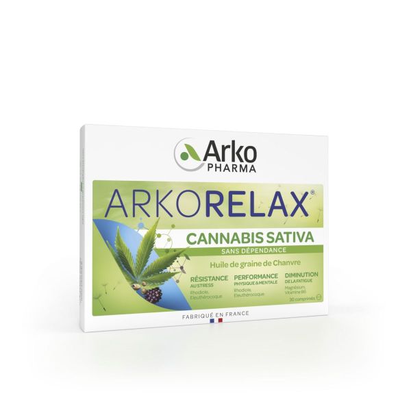 Arkorelax Cannabis Sativa 30 comprimés