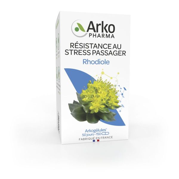 Résistance au stress passager Rhodiole 150 gélules