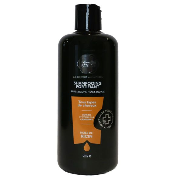 Shampoing fortifiant huile de ricin tous cheveux 500ml