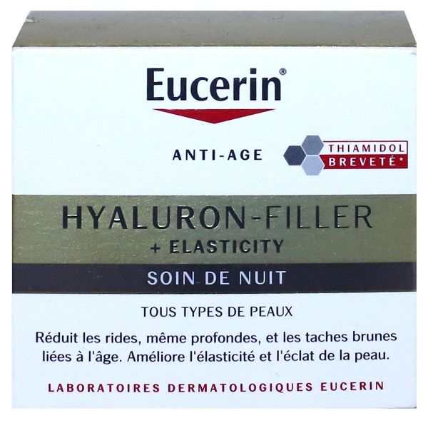 Hyaluron Filler et Elasticity soin nuit anti-âge toute peau 50ml