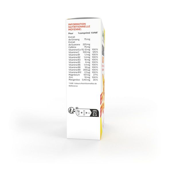 Azinc Boost Energie Booster effervescent 20 comprimés