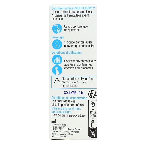 Multilarm soin oculaire quotidien 10ml