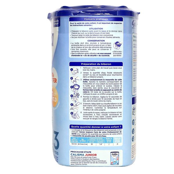 Lait Croissance 3 +12 mois 800g