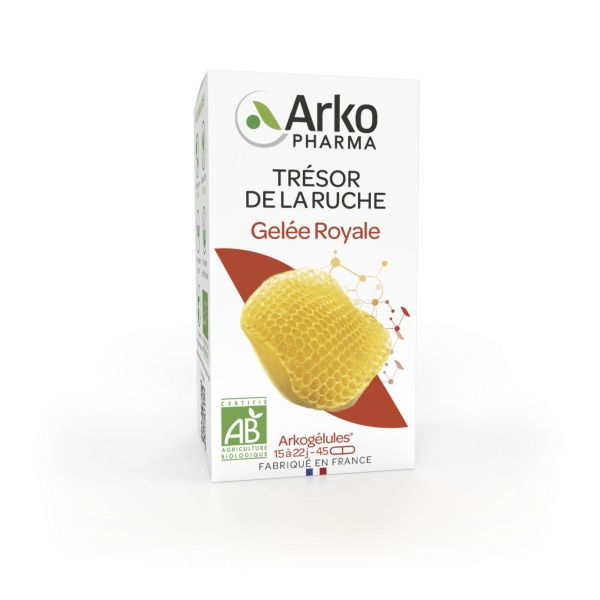 Arkogélules gelée royale 45 gélules bio