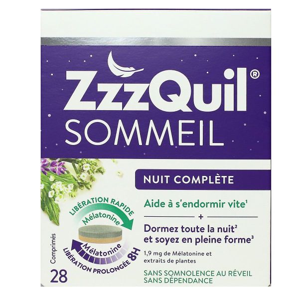Sommeil nuit complète 28 comprimés
