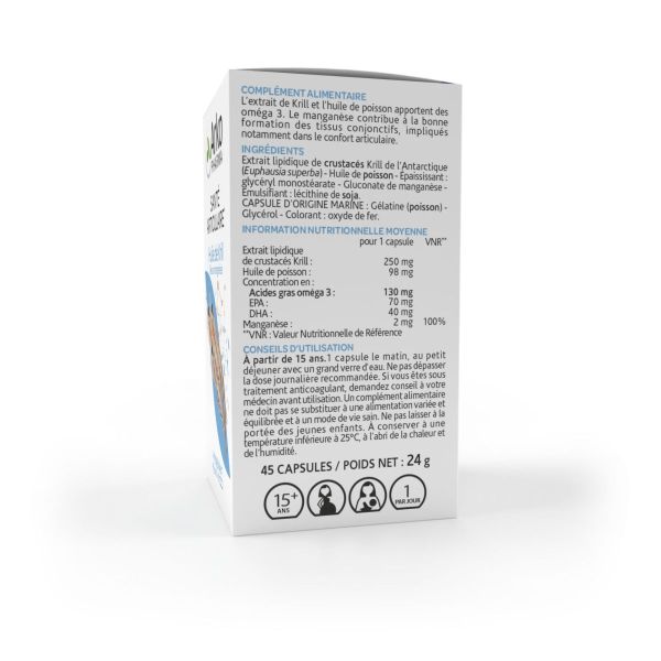 Arkogélules Huile de krill manganèse 45 capsules