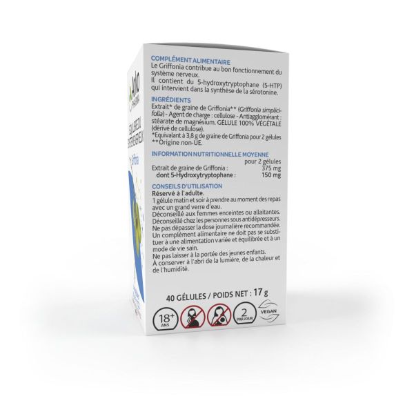 Arkogélules griffonia 150mg 5-HTP 40 gélules