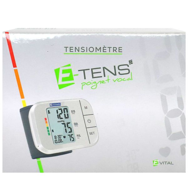Tensiomètre E-Tens poignet vocal