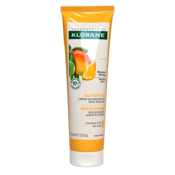 Nutrition creme jour Mangue cheveux secs et pointes abimées 100ml