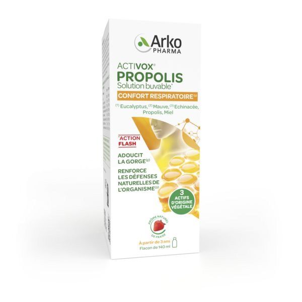 Activox propolis sirop confort respiratoire 140ml
