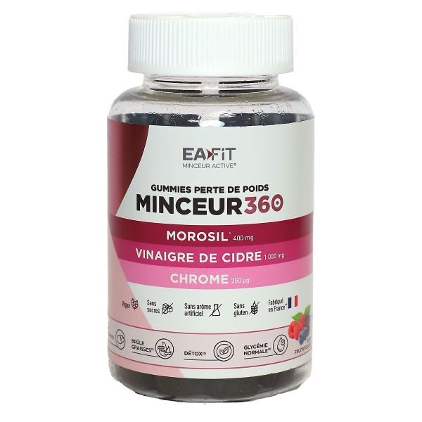 Minceur 360 Morosil vinaigre de cidre Chrome 40 gummies
