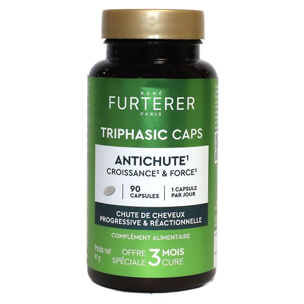 Triphasic Caps traitement anti-chute progressive et réactionnelle 90 capsules