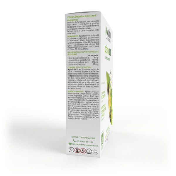 Détox bio Arkofluides 20 ampoules