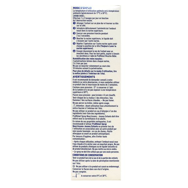 Spray nasal nourrissons-jeunes enfants 100ml
