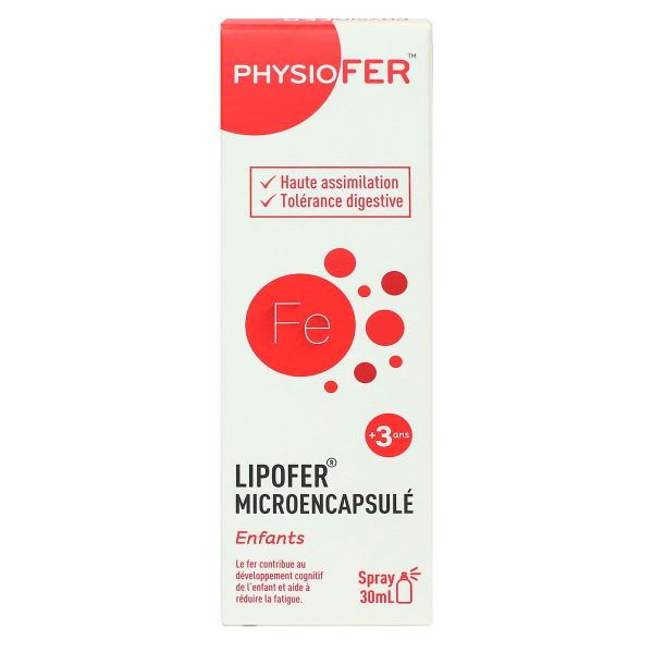 PhysioFer Lipofer Microcapsulé enfant spray 30ml