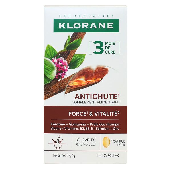 Anti-chute force et vitalité 3 mois 90 capsules