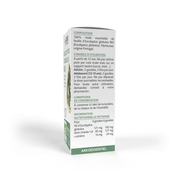 Huile essentielle n°07 eucalyptus globulus 10ml