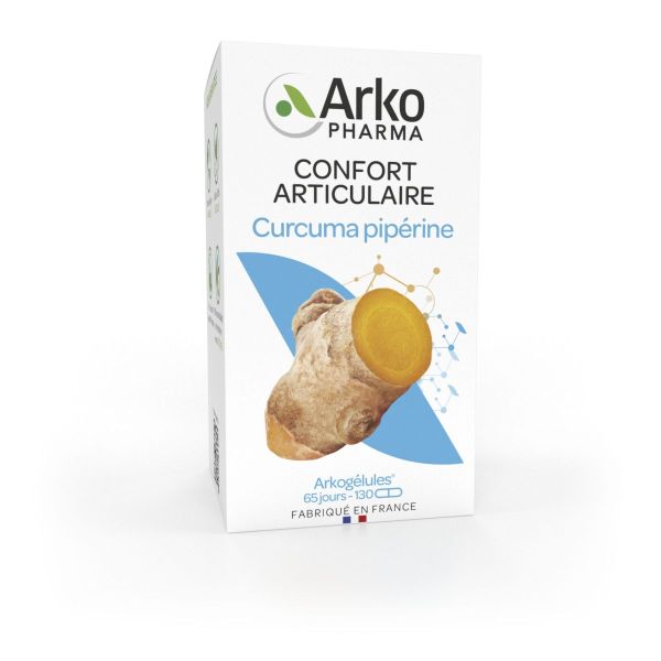 Arkogélules curcuma 130 gélules