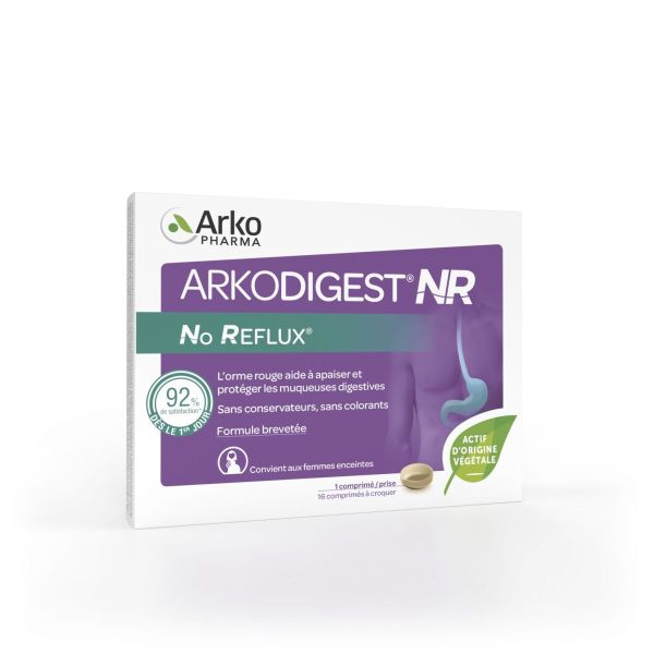 ArkoDigest No Reflux NR 16 comprimés à croquer