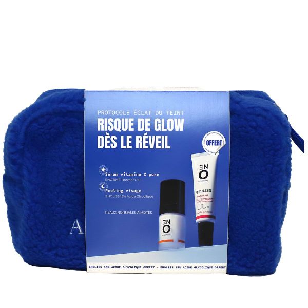 Trousse Protocole éclat de teint serum vitamine C pure et Peeling visage