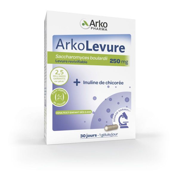 Arkolevure 250mg 30 gélules