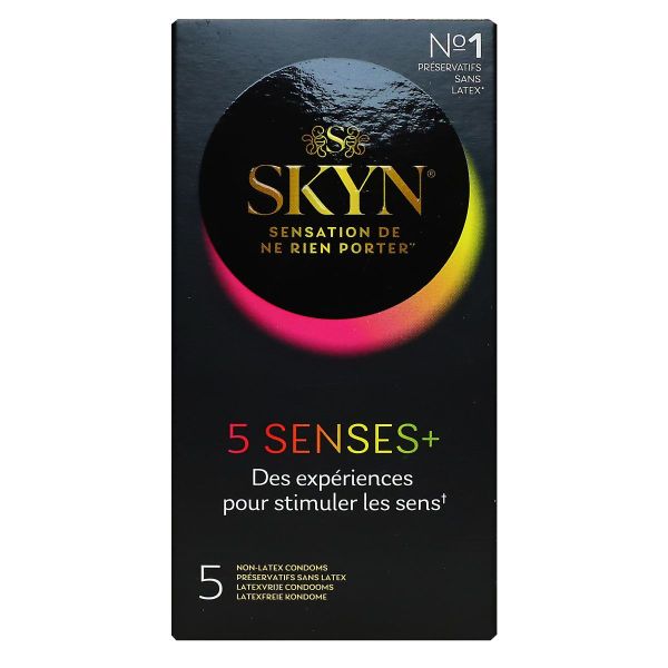 Feel Everything 5 sens 5 préservatifs sans latex